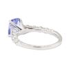 Image 3 : 2.34 ctw Sapphire and Diamond Ring - 18KT White Gold
