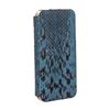 Image 4 : MCM Blue Snakeskin Leather Flap iPhone 5 Case