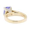 Image 3 : 3.58 ctw Blue Sapphire Ring - 14KT Yellow Gold