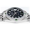 Image 4 : Rolex Mens Stainless Steel Black Baguette Diamond 36MM Datejust Wristwatch