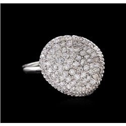 1.57 ctw Diamond Ring - 14KT White Gold