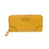 Image 3 : Gucci Yellow Diamante Coated Canvas Leather Zippy Wallet
