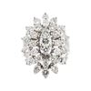 Image 2 : 5.09 ctw Diamond Ring - 14KT White Gold