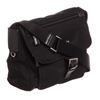 Image 2 : Prada Black Nylon Leather Crossbody Flap Bag