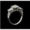 Image 4 : 1.54 ctw Diamond Ring - 14KT White Gold
