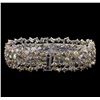 Image 2 : 20.40 ctw Diamond Bracelet - 18KT White Gold