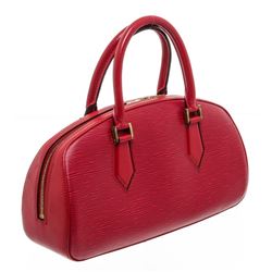 Louis Vuitton Red Epi Leather Jasmine Handbag