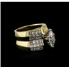 Image 3 : 18KT Yellow Gold 4.83 ctw Diamond Ring