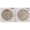 Image 1 : 1890 & 1901 $1 Morgan Silver Dollar Coins