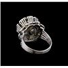 Image 3 : 3.65 ctw Diamond Ring - 18KT White Gold