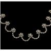 Image 2 : 9.02 ctw Diamond Necklace - 14KT White Gold