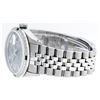 Image 5 : Rolex Mens Stainless Steel Meteorite Diamond And Emerald Datejust Wristwatch