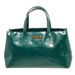 Louis Vuitton Sea Green Monogram Vernis Leather Wilshire PM Bag