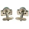 Image 3 : Sterling Silver Malachite & Lapis Swivel Cuff Links