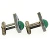 Image 6 : Sterling Silver Malachite & Lapis Swivel Cuff Links