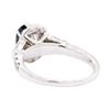 Image 3 : 2.20 ctw Sapphire And Diamond Ring - 14KT White Gold
