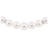 Image 2 : 0.33 ctw Diamond and South Sea Pearl Necklace - 14KT White Gold