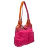 Image 3 : Coach Pink Canvas Leather Trim Shoulder Bag