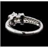 Image 5 : 0.65 ctw Diamond Ring - 18KT White Gold