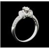 Image 6 : 0.65 ctw Diamond Ring - 18KT White Gold