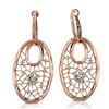 Image 1 : 14k Rose Gold  0.31CTW Diamond Earrings