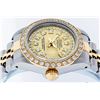 Image 3 : Rolex Ladies 2 Tone 14K Champagne Diamond Datejust Wriswatch