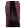 Image 9 : Sergio Rossi Dark Brown Snakeskin Pumps 37