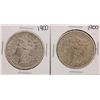 Image 1 : Lot of (2) 1900 $1 Morgan Silver Dollar Coins