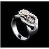 Image 4 : 0.50 ctw Diamond Ring - 14KT White Gold