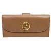Image 1 : Gucci Brown Leather Vintage Long Wallet