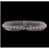 Image 2 : 3.95 ctw Diamond Bracelet - 14KT White Gold