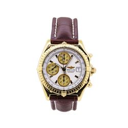 Breitling Chronomat Wrist Watch  - 18KT Yellow Gold