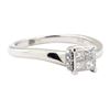 Image 1 : 0.30 ctw Diamond Ring - 10KT White Gold