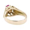 Image 4 : 0.50 ctw Lindy Star Ruby Ring - 10KT Yellow Gold