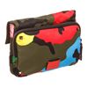 Image 2 : Valentino Psychedelic Camo Rockstud Nylon Leather Clutch Bag