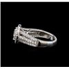 Image 3 : 14KT White Gold 1.35 ctw Diamond Ring