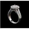 Image 4 : 14KT White Gold 1.35 ctw Diamond Ring