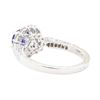 Image 3 : 1.81 ctw Sapphire And Diamond Ring - 18KT White Gold