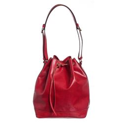 Louis Vuitton Red Epi Leather Noe GM Drawstring Shoulder Bag