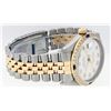 Image 3 : Rolex Mens 2 Tone 14K White Diamond & Sapphire Datejust Wriswatch