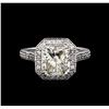 Image 2 : 14KT White Gold 3.62 ctw I-1/M Diamond Ring