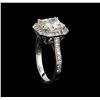 Image 4 : 14KT White Gold 3.62 ctw I-1/M Diamond Ring