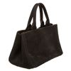 Image 2 : Prada Black Canvas Medium Canapa Tote Bag