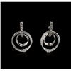 Image 1 : 1.46 ctw Diamond Earrings - 14KT White Gold
