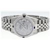 Image 4 : Rolex Mens Stainless Steel Meteorite Diamond And Sapphire Datejust Wristwatch