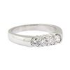 Image 1 : 0.60 ctw Diamond Ring - 14KT White Gold