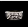 Image 2 : 14KT White Gold 0.85 ctw Diamond Ring