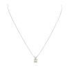 Image 3 : 0.65 ctw Diamond Pendant With Chain - 14KT White Gold