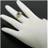 Image 6 : 14K Solid Yellow Gold 1.14 ctw Oval Sapphire Blooming Flower Ring Diamond Accent