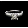 Image 2 : 0.93 ctw Diamond Ring - 14KT White Gold